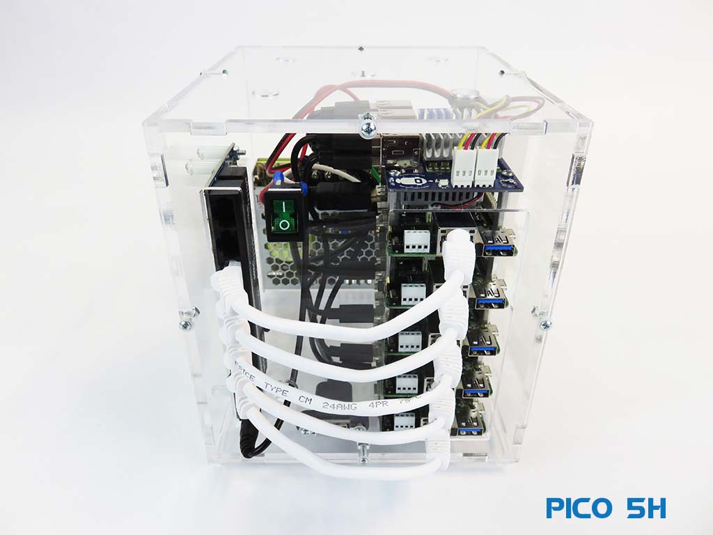 Pico 5 Google Coral Dev Board Cluster