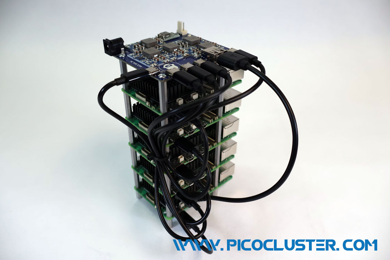 Assemble RPI5 5T Board Stack – PicoCluster LLC