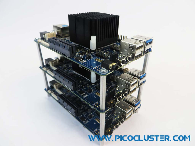 Assemble RockPro64 3 Node Board Stack