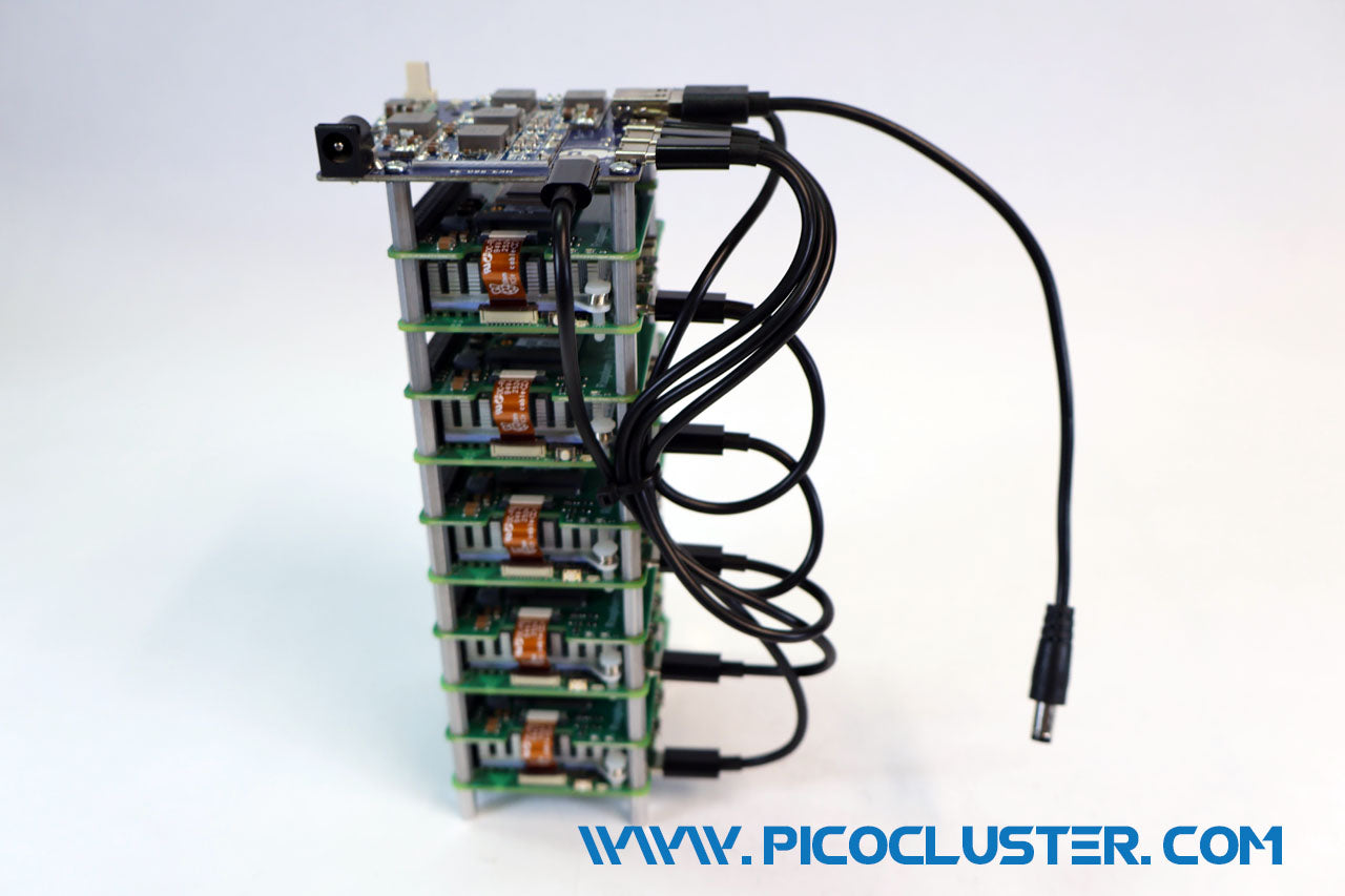 Rpi5 Stack Assemble RPI5 5AI Board Stack – PicoCluster LLC