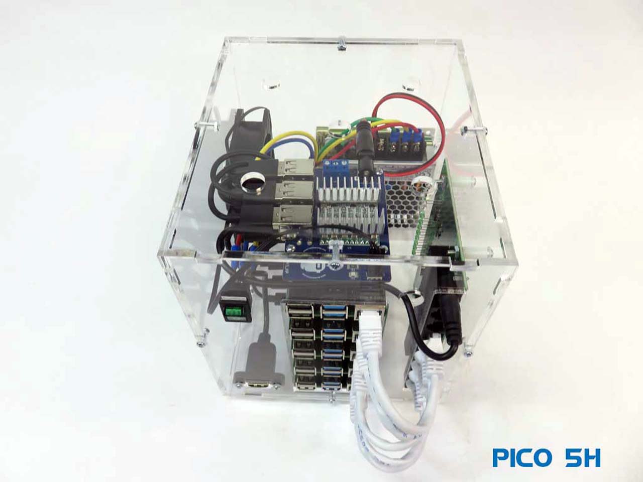 Pico 5 Raspberry PI4 Cluster 8GB