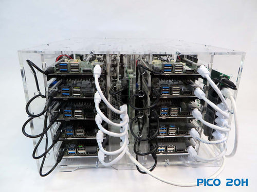 Pico 20 Raspberry PI 5 Cluster PI5 4GB PicoCluster Desktop