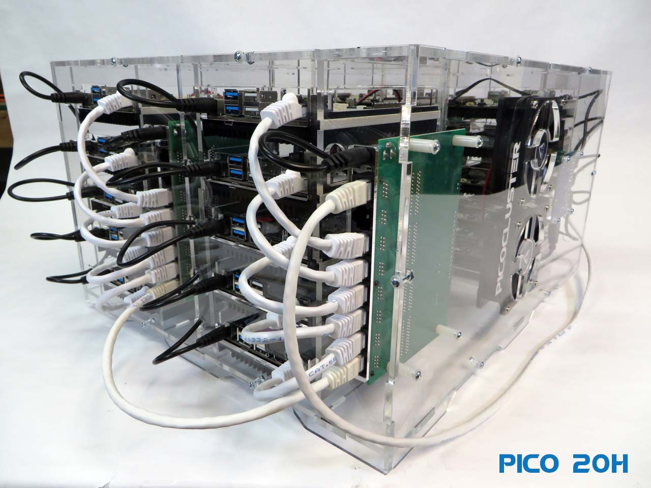 Pico 20 Odroid N2+ Cluster for Edge & Distributed Computing