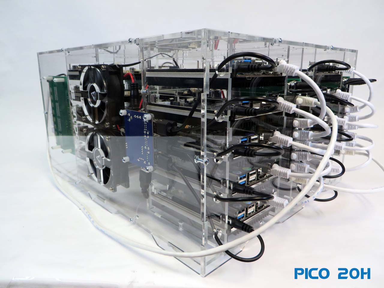 Pico 20 Odroid N2+ Cluster for Edge & Distributed Computing