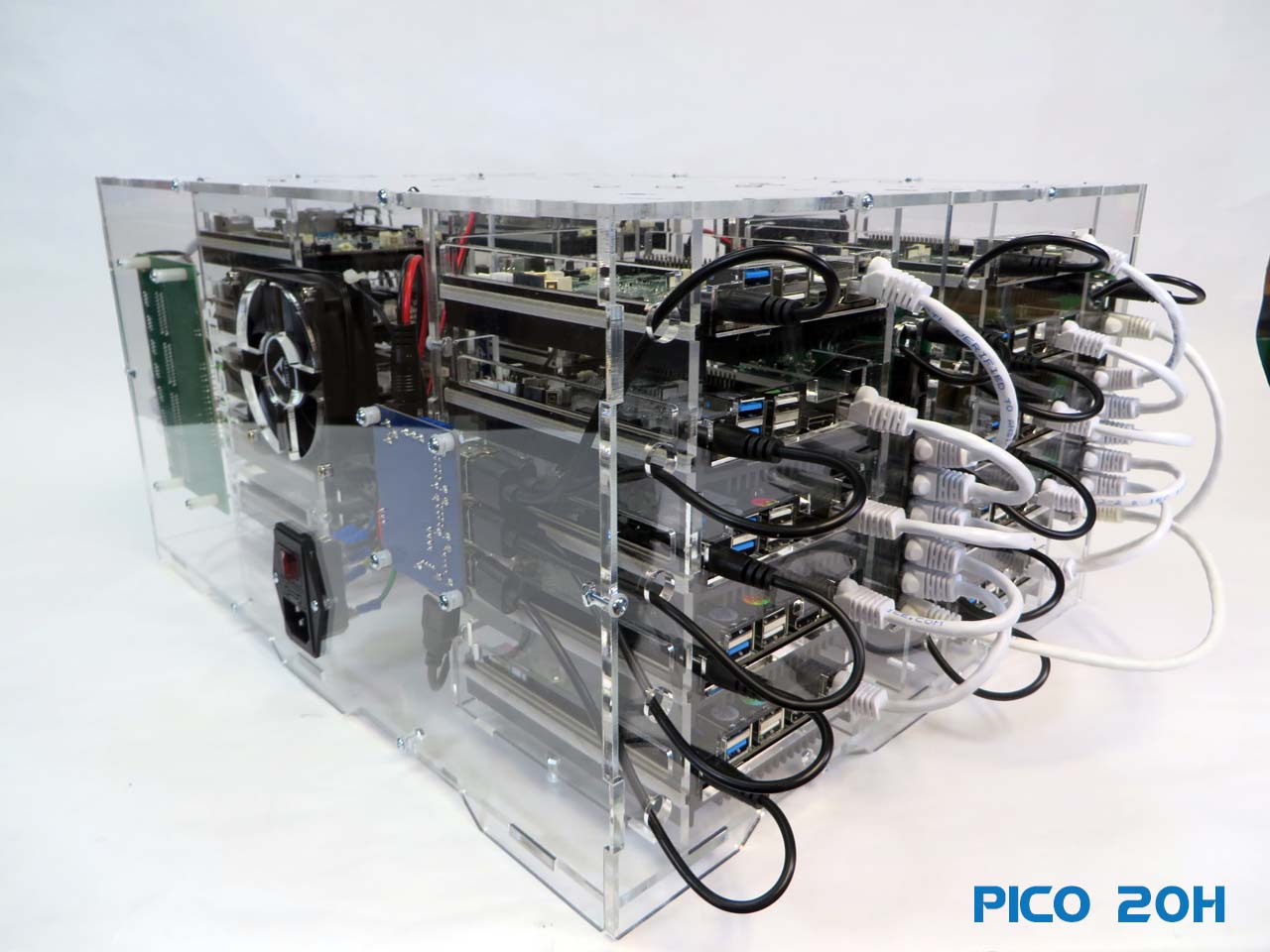 Pico 20 Odroid N2+ Cluster for Edge & Distributed Computing