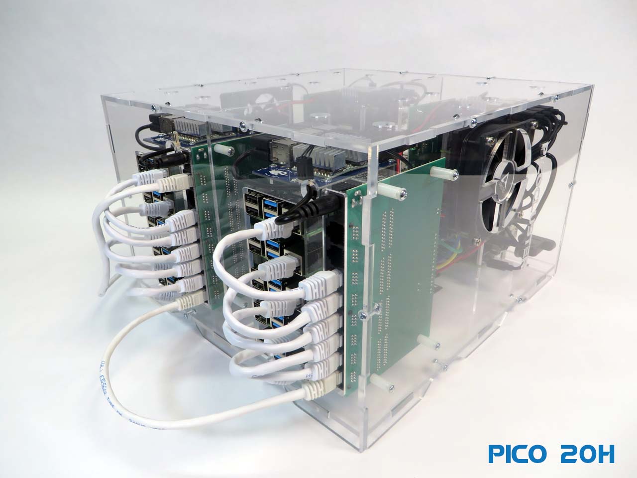 Pico 20 Raspberry PI4 Cluster 8GB
