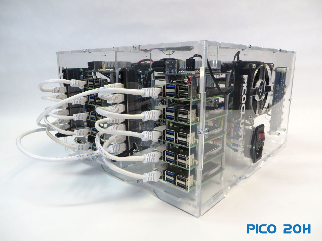 Pico 20H Raspberry Pi 5 Cluster 8GB - High-Performance Computing