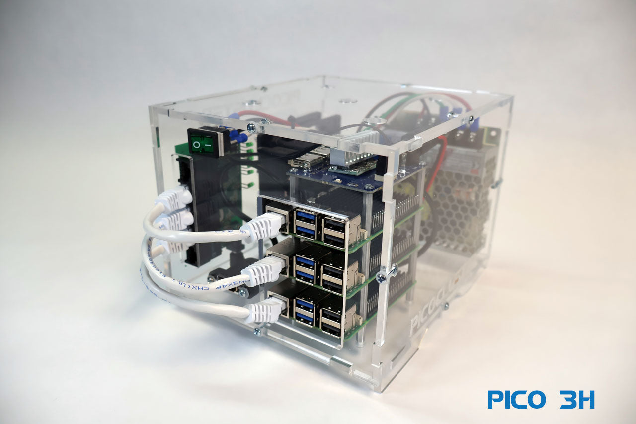 Pico 3H Raspberry Pi 5 Cluster 8GB - High-Performance Computing
