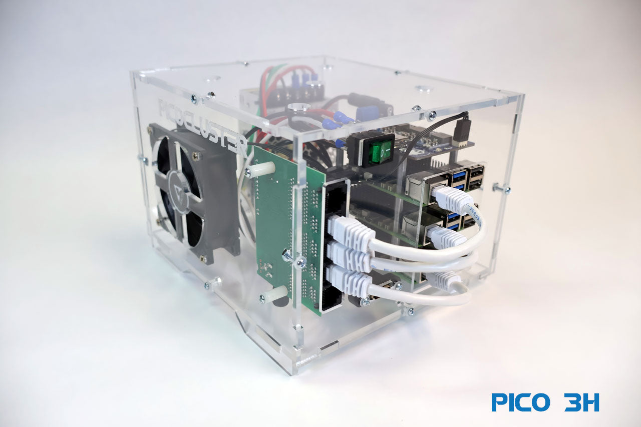 Pico 3H Raspberry Pi 5 Cluster 8GB - High-Performance Computing