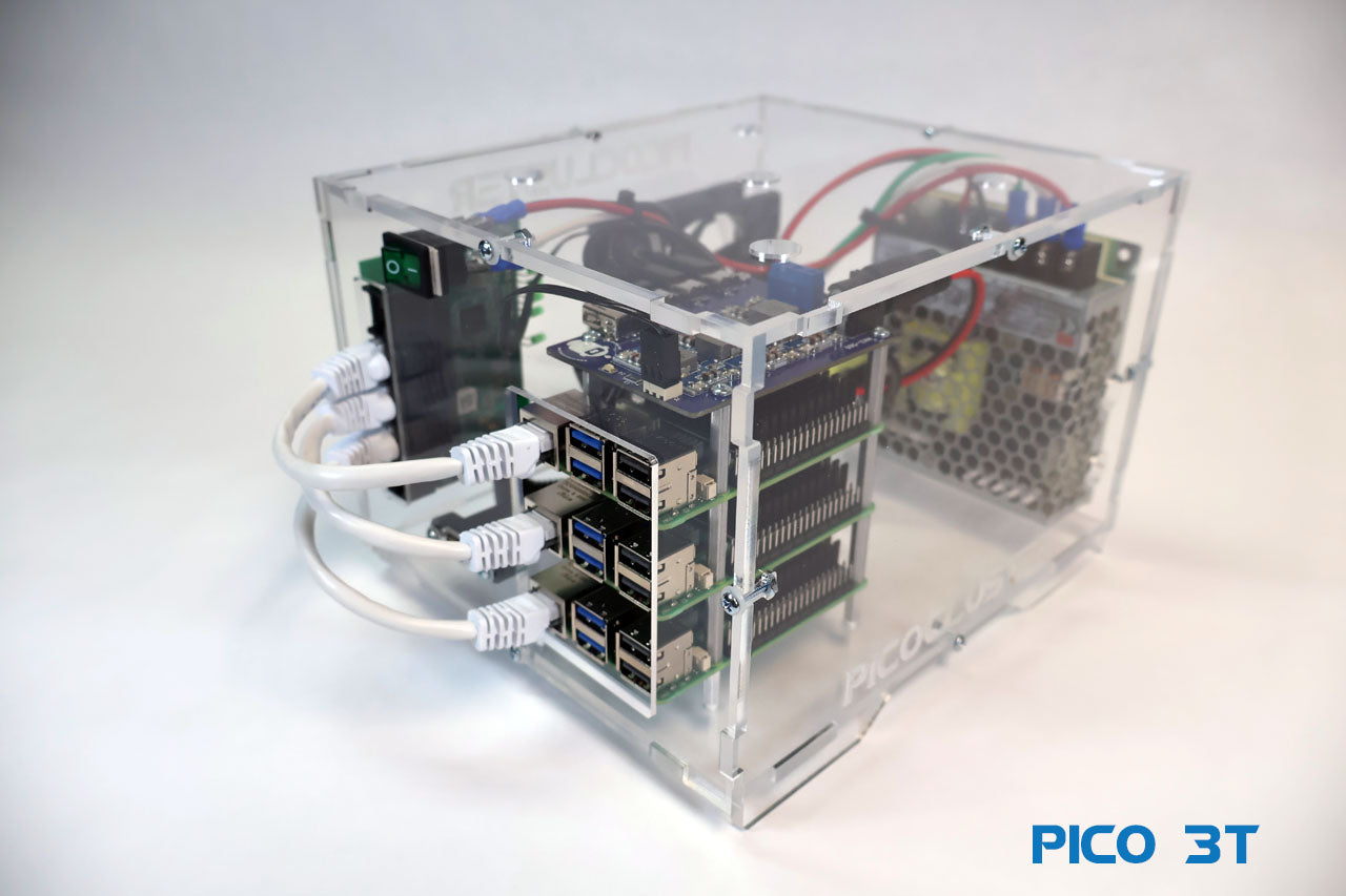 Pico 3T Raspberry Pi 5 Cluster 16GB - High Performance