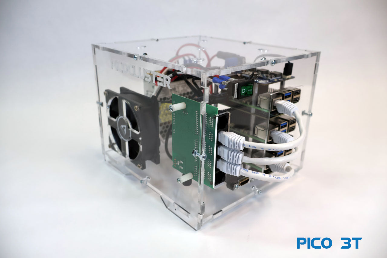 Pico 3T Raspberry Pi 5 Cluster 16GB - High Performance