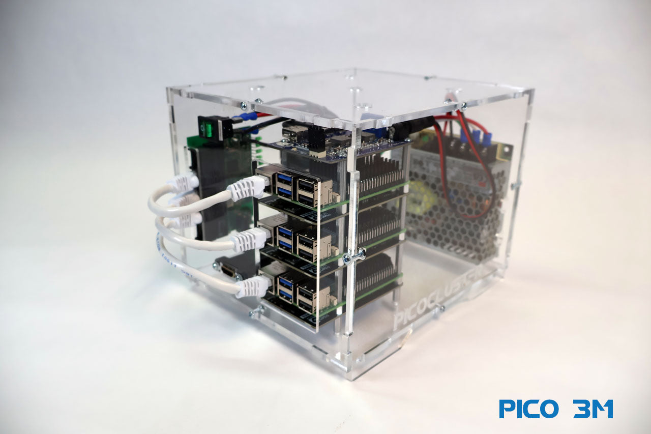 Pico 3M Raspberry PI5 Cluster 8GB PicoCluster Desktop DataCenter ...