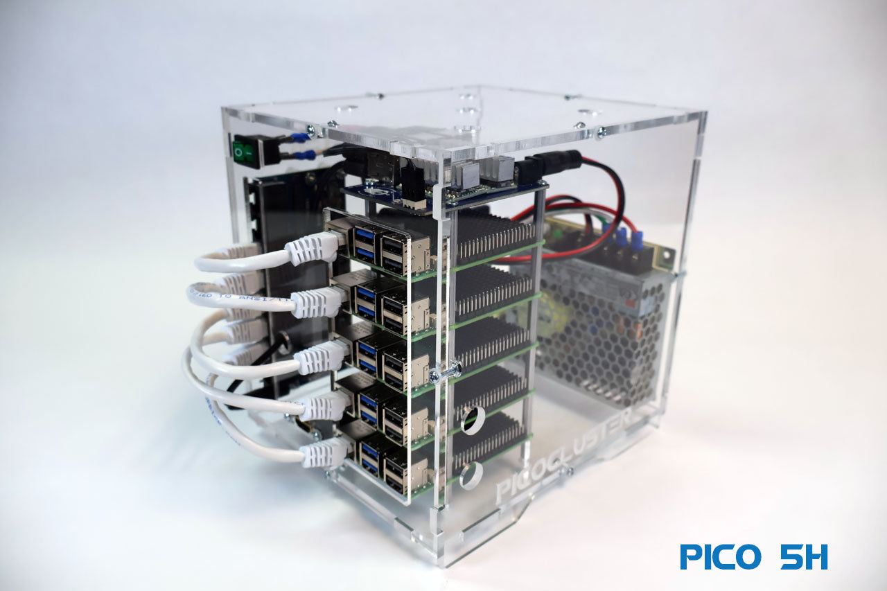 Pico 5H Raspberry Pi 5 Cluster 8GB - Advanced Computing
