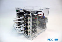 Load image into Gallery viewer, Pico 5H Raspberry PI5 Cluster 8GB
