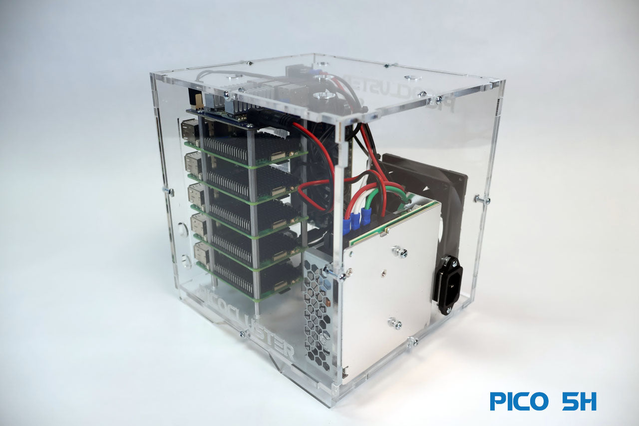 Pico 5H Raspberry Pi 5 Cluster 8GB - Advanced Computing