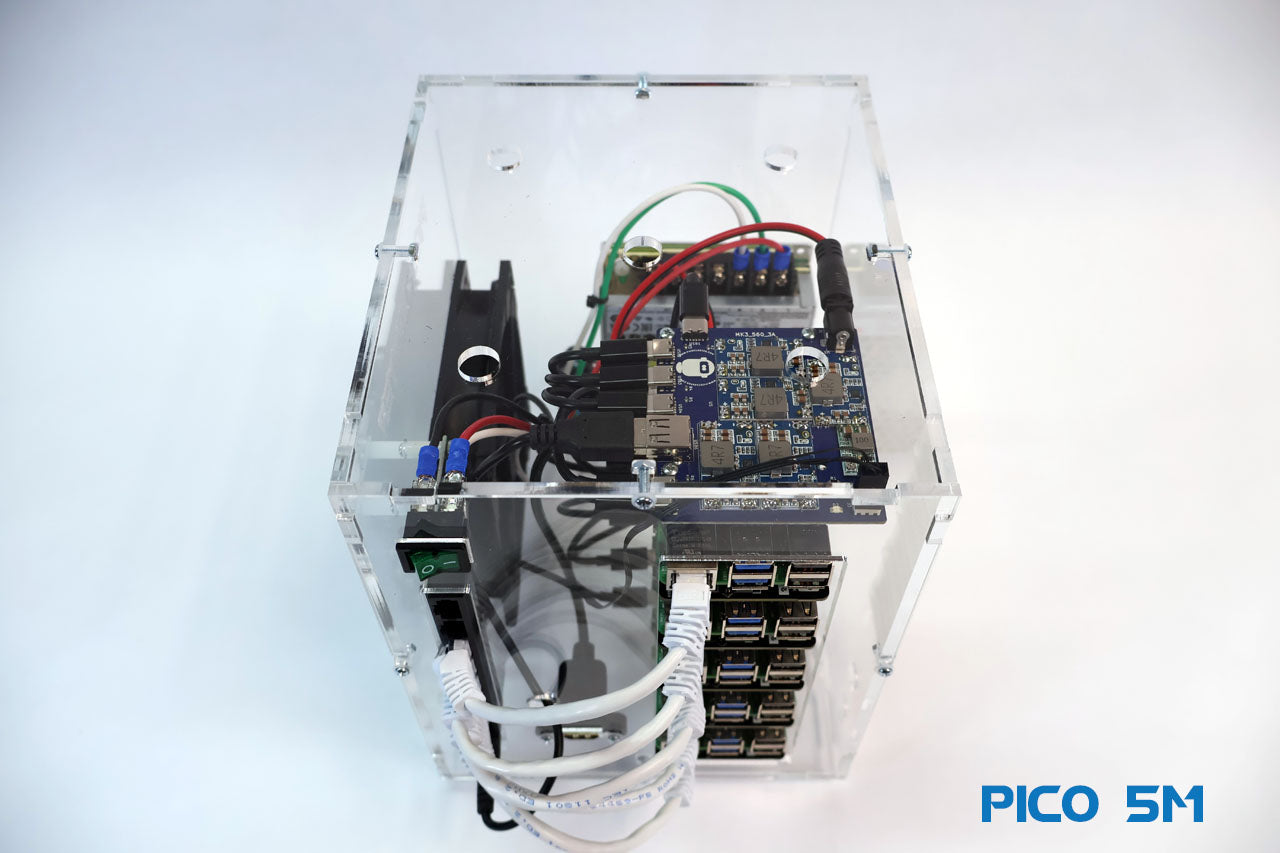Pico 5M Raspberry Pi 5 Cluster - 16GB | PicoCluster