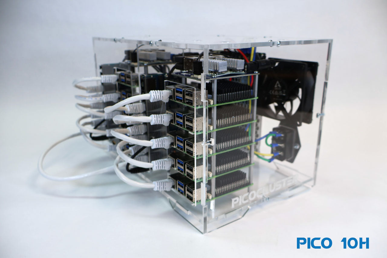 Pico 10H Raspberry Pi 5 Cluster 8GB - High Performance