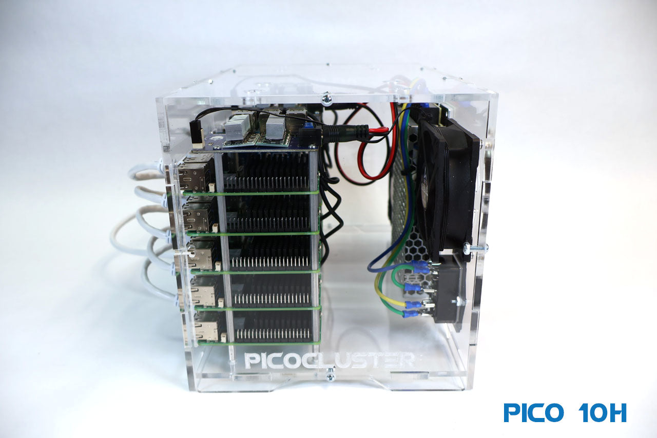 Pico 10H Raspberry Pi 5 Cluster 8GB - High Performance