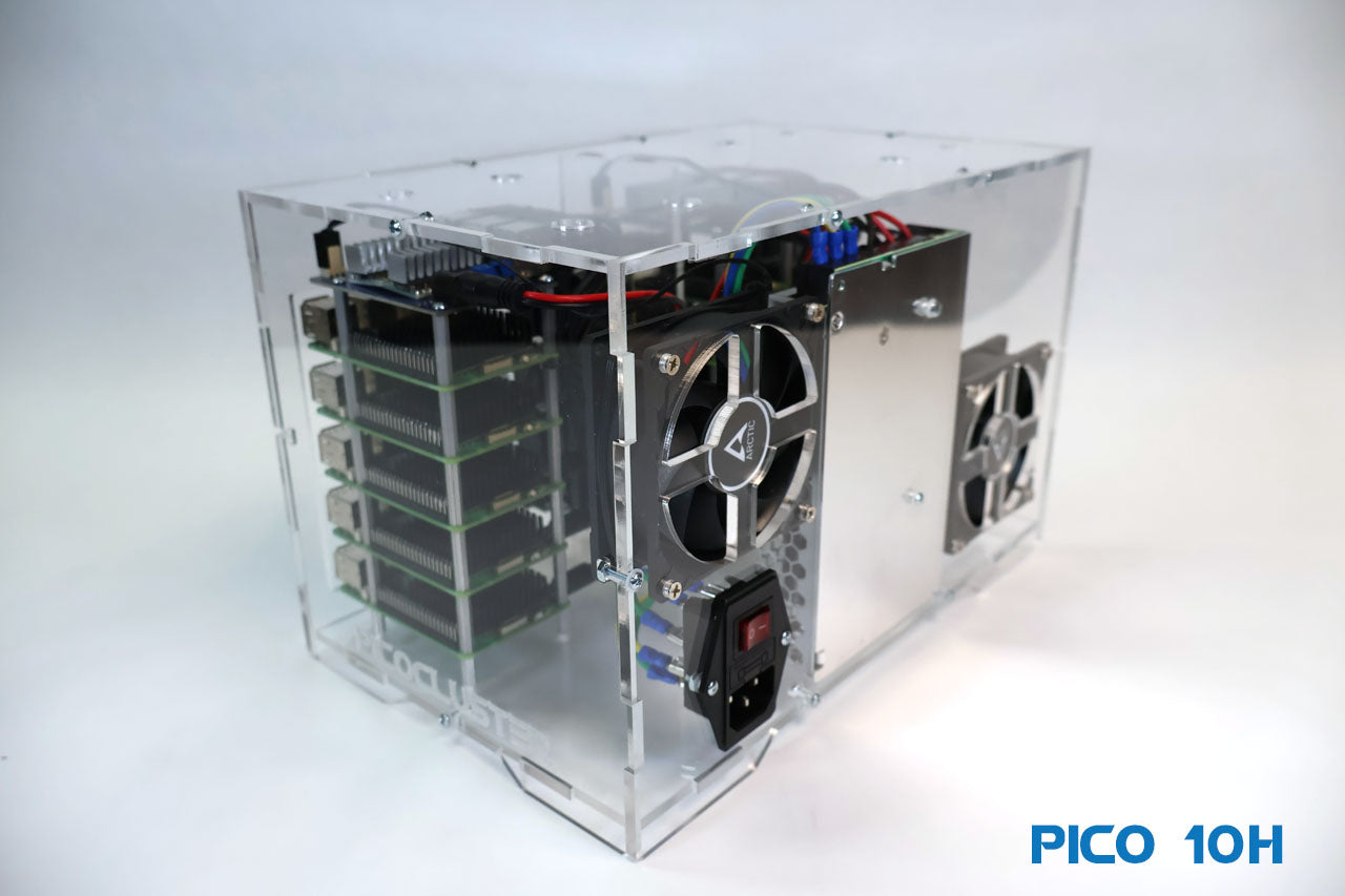 Pico 10H Raspberry Pi 5 Cluster 8GB - High Performance