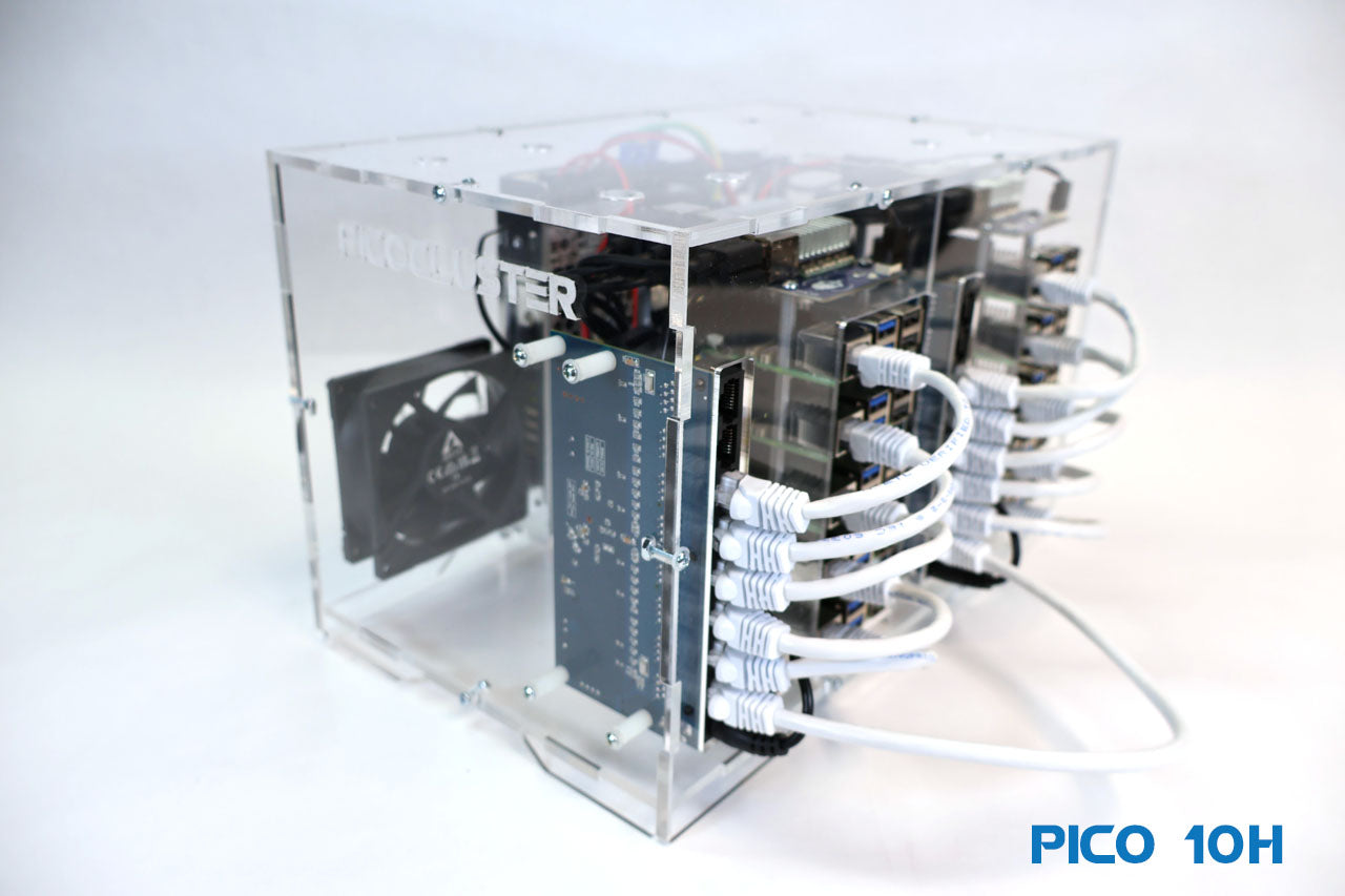 Pico 10H Raspberry Pi 5 Cluster 8GB - High Performance
