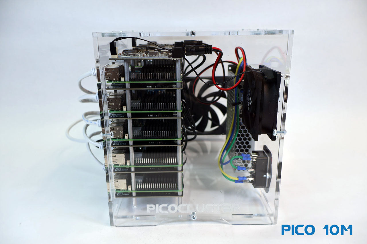 Pico 10AI Raspberry Pi 5 Cluster 8GB - High Performance