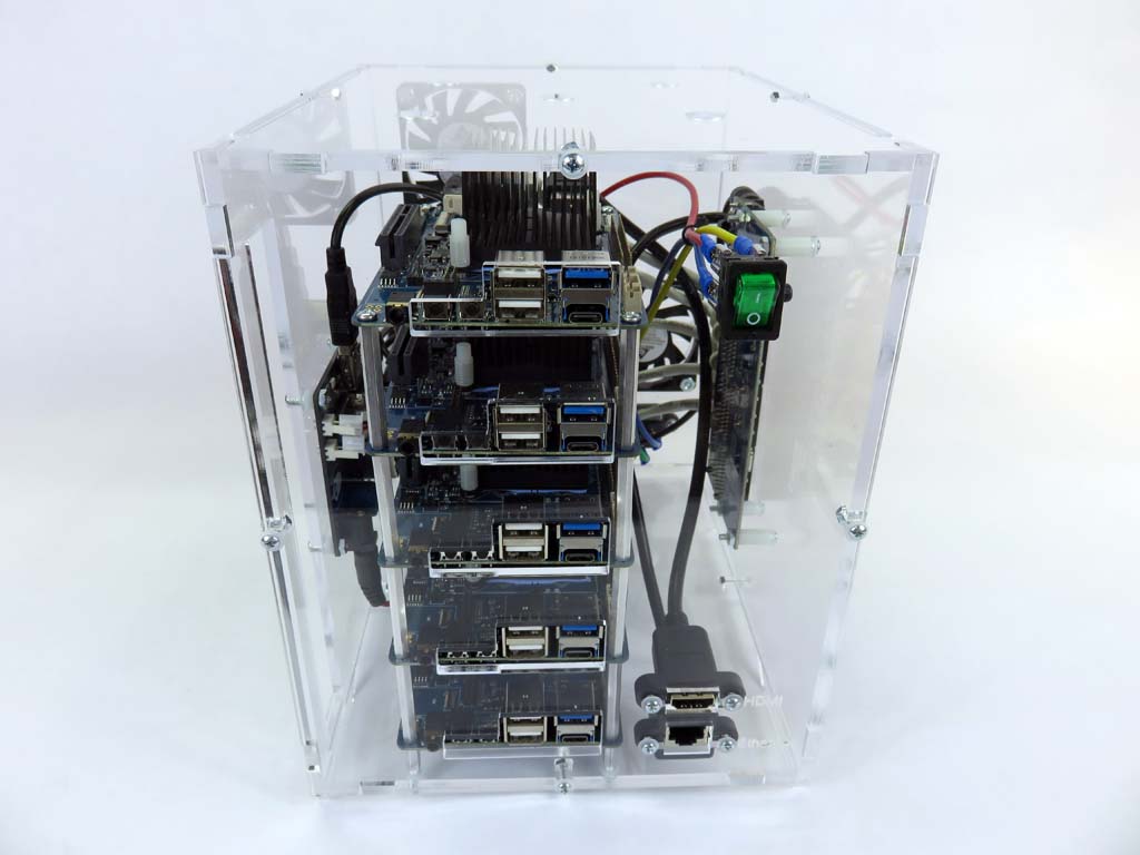 Pico 5 RockPro64 Cluster PicoCluster Desktop DataCenter