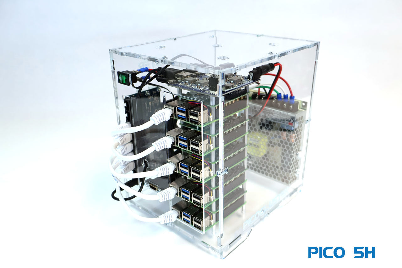 Pico 5AI Raspberry PI 5 Cluster 8GB - High Performance