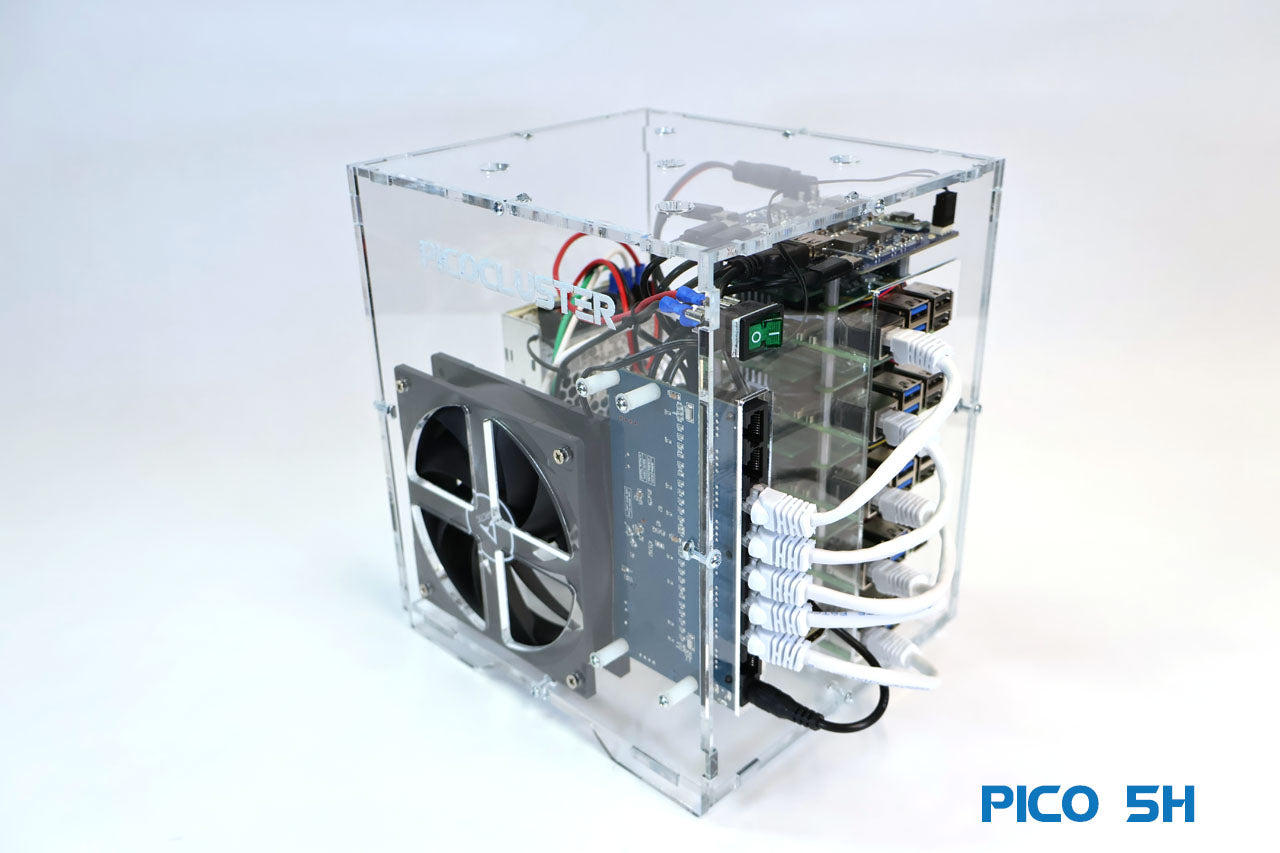 Pico 5AI Raspberry PI 5 Cluster 8GB - High Performance