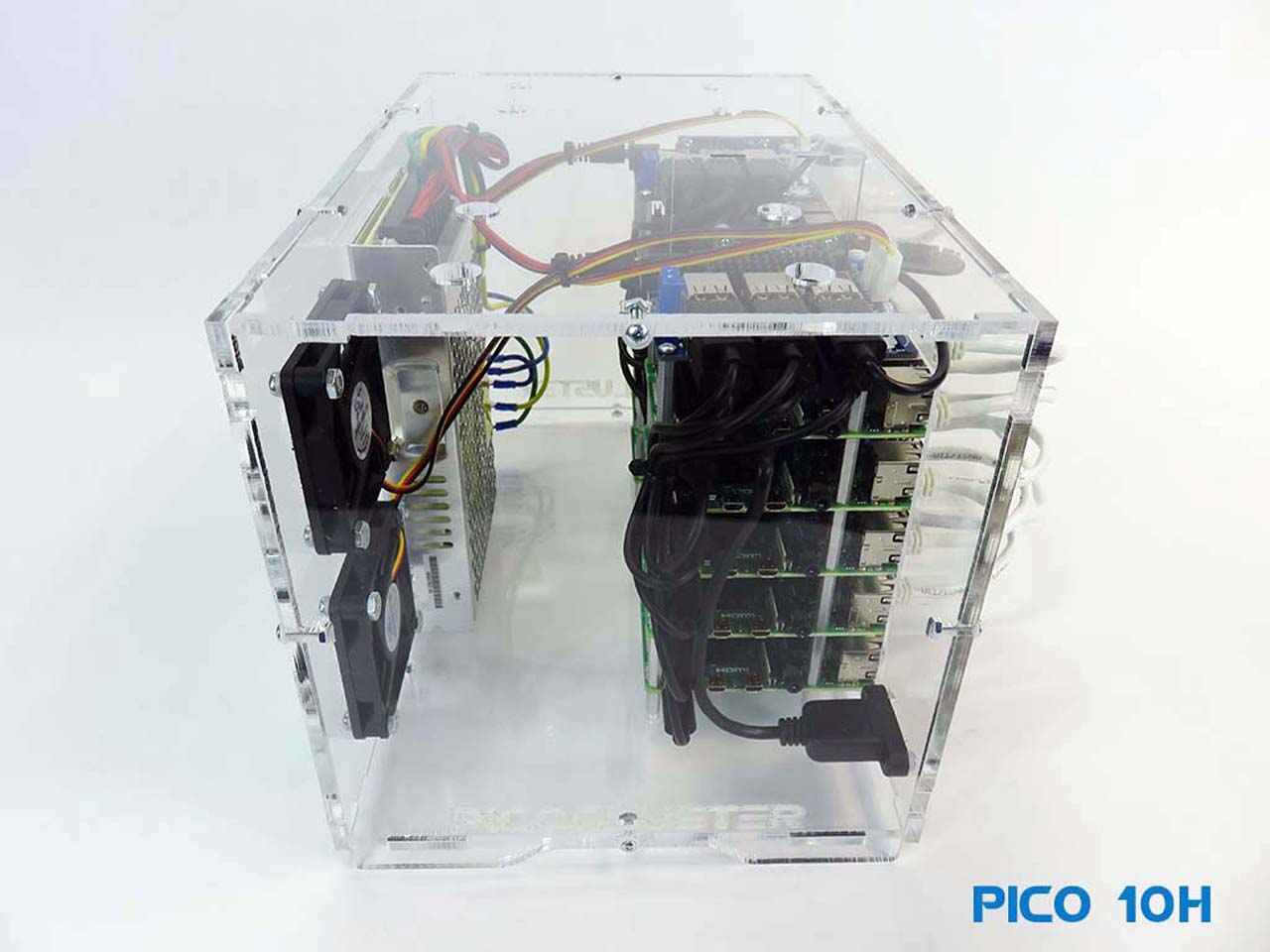 Pico 10 Raspberry PI4 Cluster 8GB