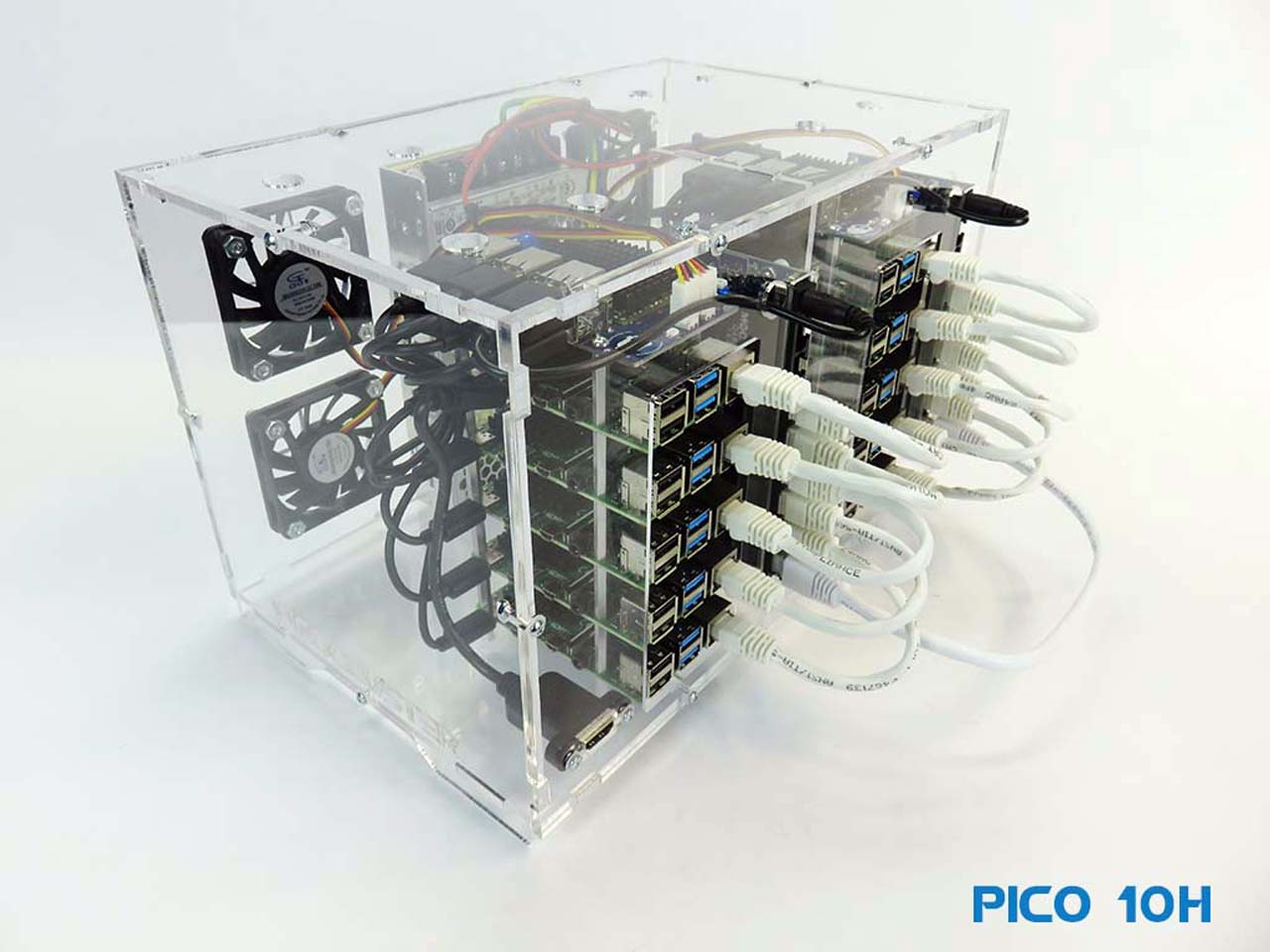 Pico 10 Raspberry PI4 Cluster 8GB