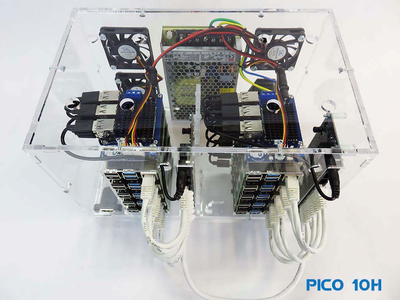 Pico 10 Raspberry PI4 Cluster 8GB