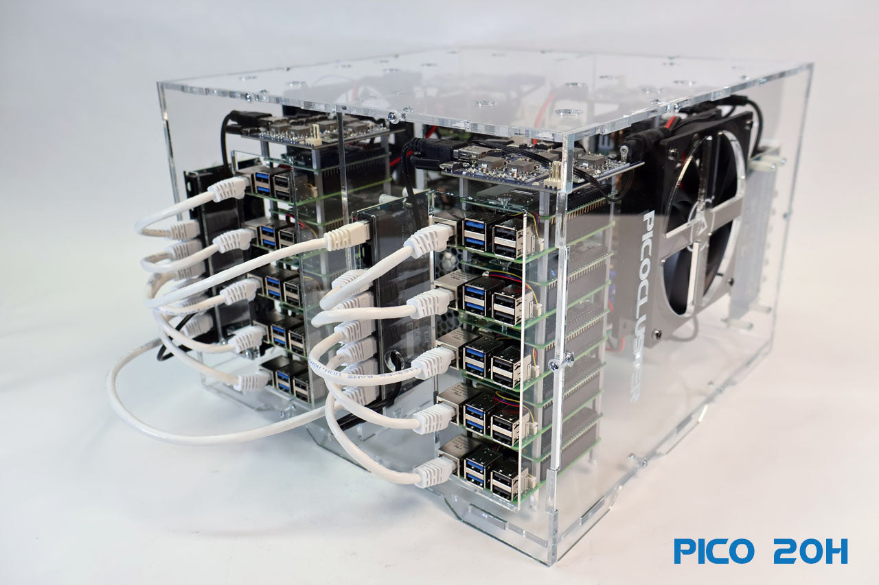 Pico 20AI Raspberry Pi 5 Cluster - 8GB High Performance
