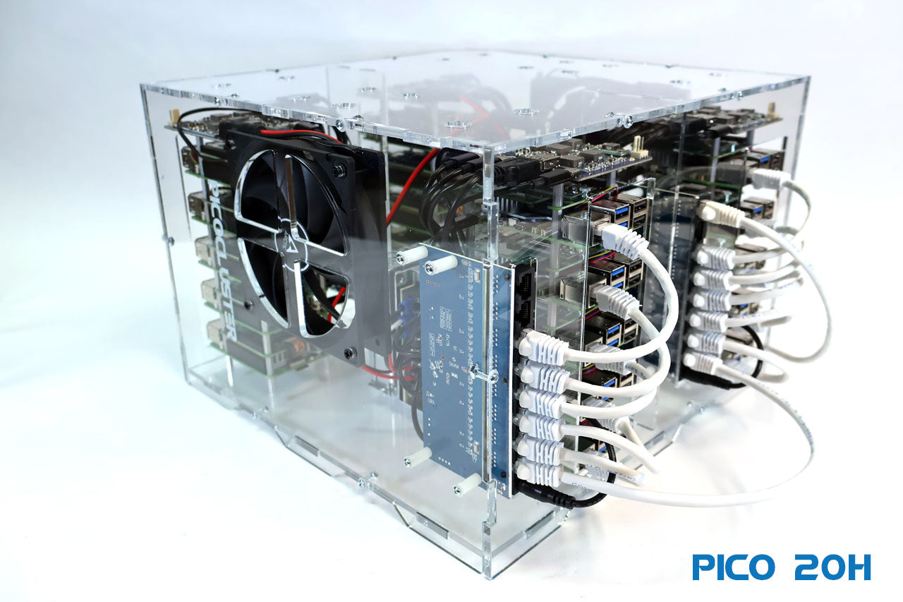 Pico 20AI Raspberry Pi 5 Cluster - 8GB High Performance