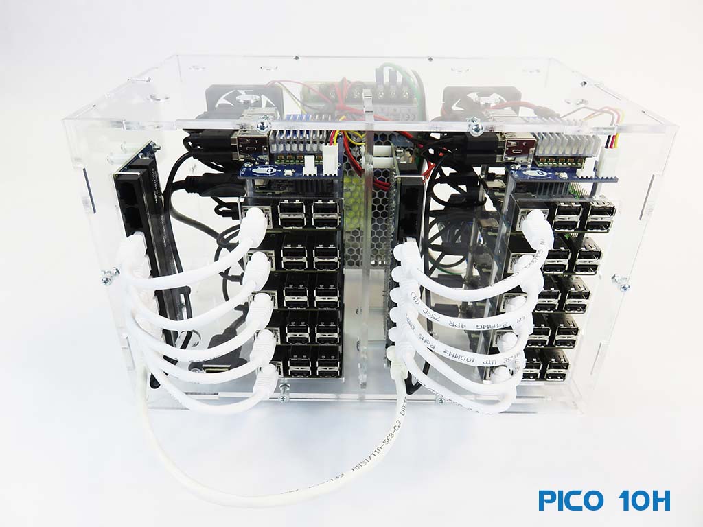 Pico 10 Odroid C5 4GB Cluster for Edge & Educational Computing