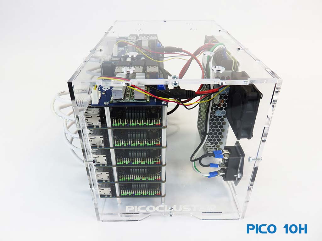 Pico 10 Odroid C5 4GB Cluster for Edge & Educational Computing