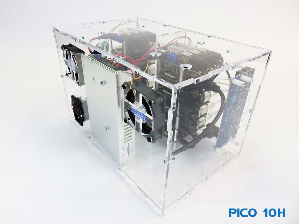 Pico 10 Odroid C5 4GB Cluster for Edge & Educational Computing