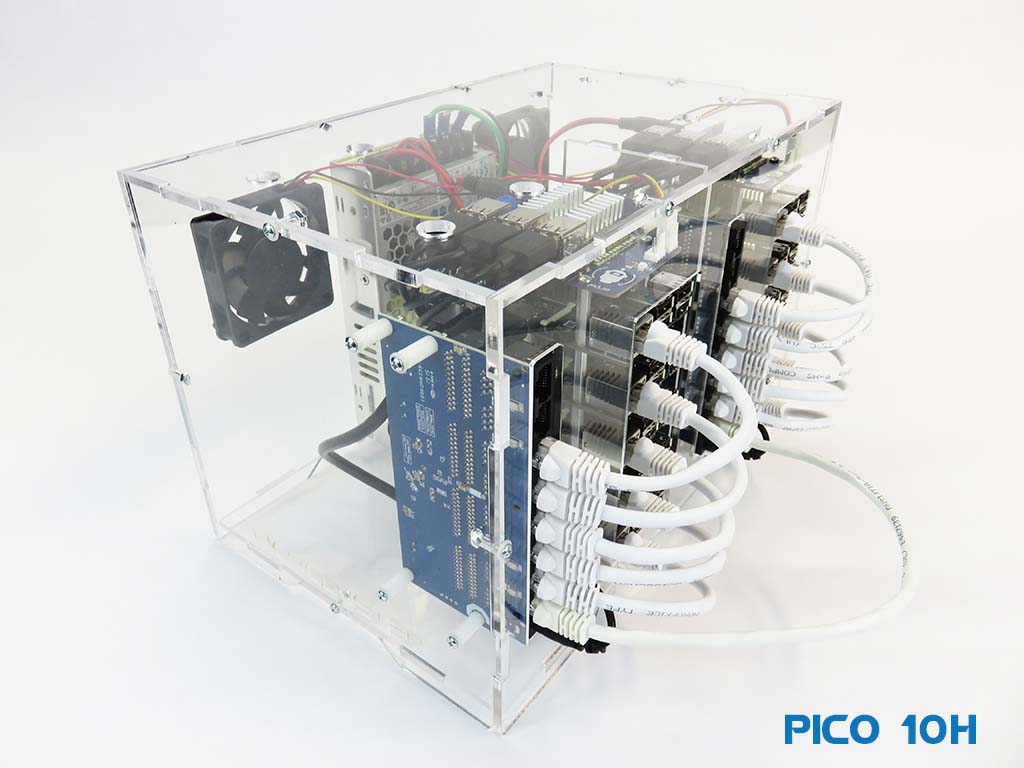 Pico 10 Odroid C5 4GB Cluster for Edge & Educational Computing