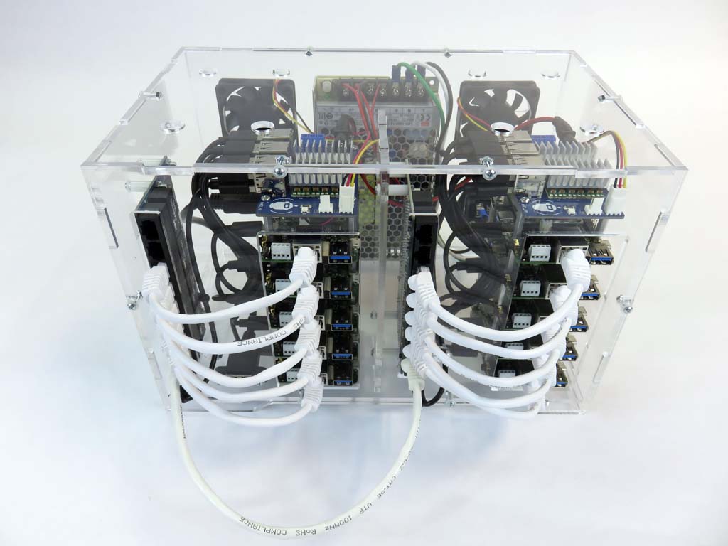 Pico 20 Google Coral Dev Board Cluster