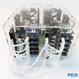 Pico 10 Radxa Rock PI4B Cluster