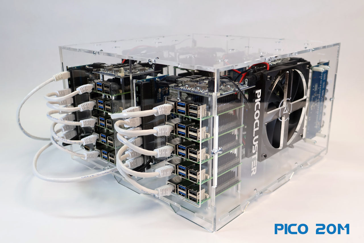 Pico 20T Raspberry Pi 5 Cluster 8GB - High-Performance Computing