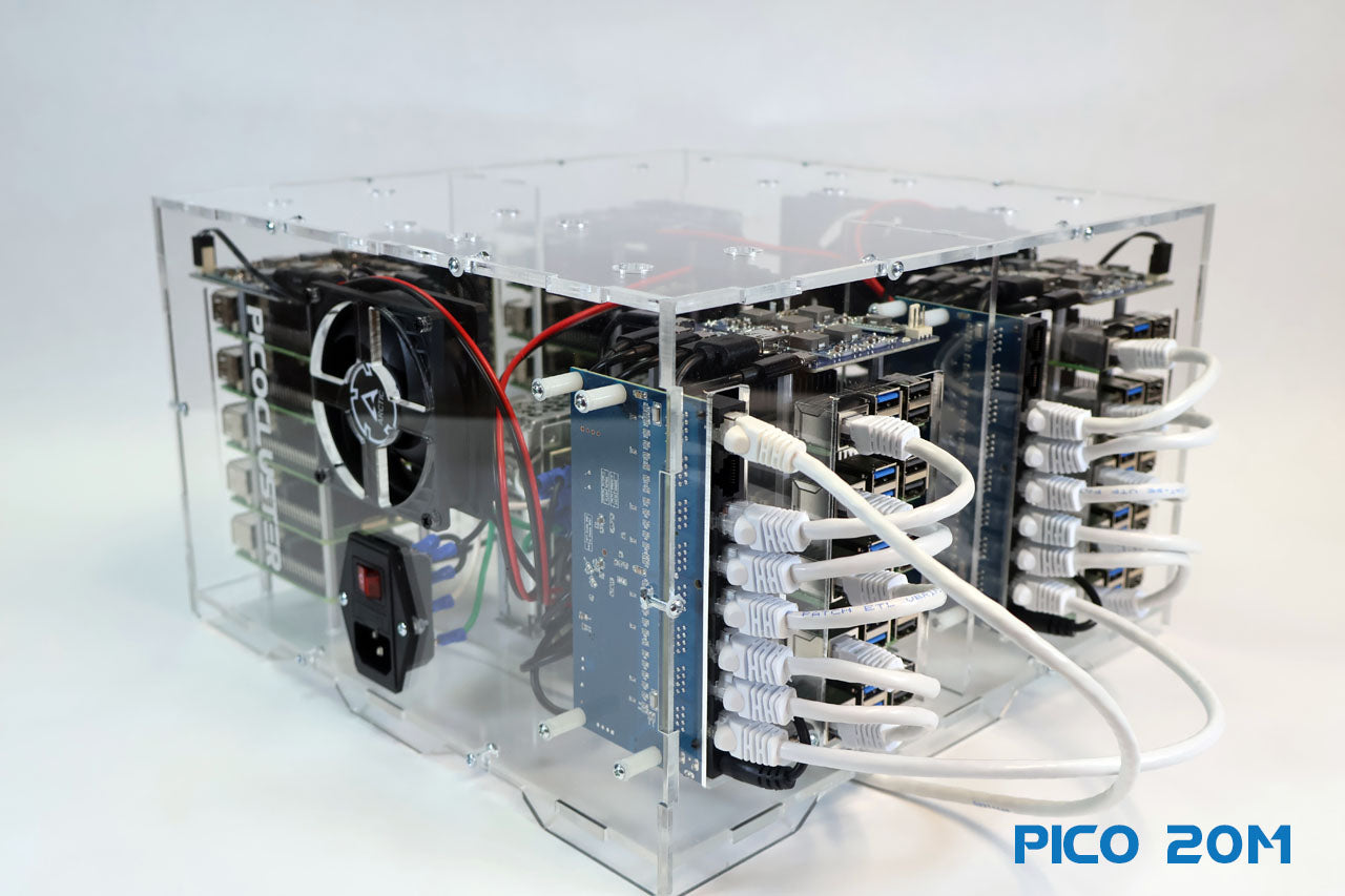 Pico 20T Raspberry Pi 5 Cluster 8GB - High-Performance Computing