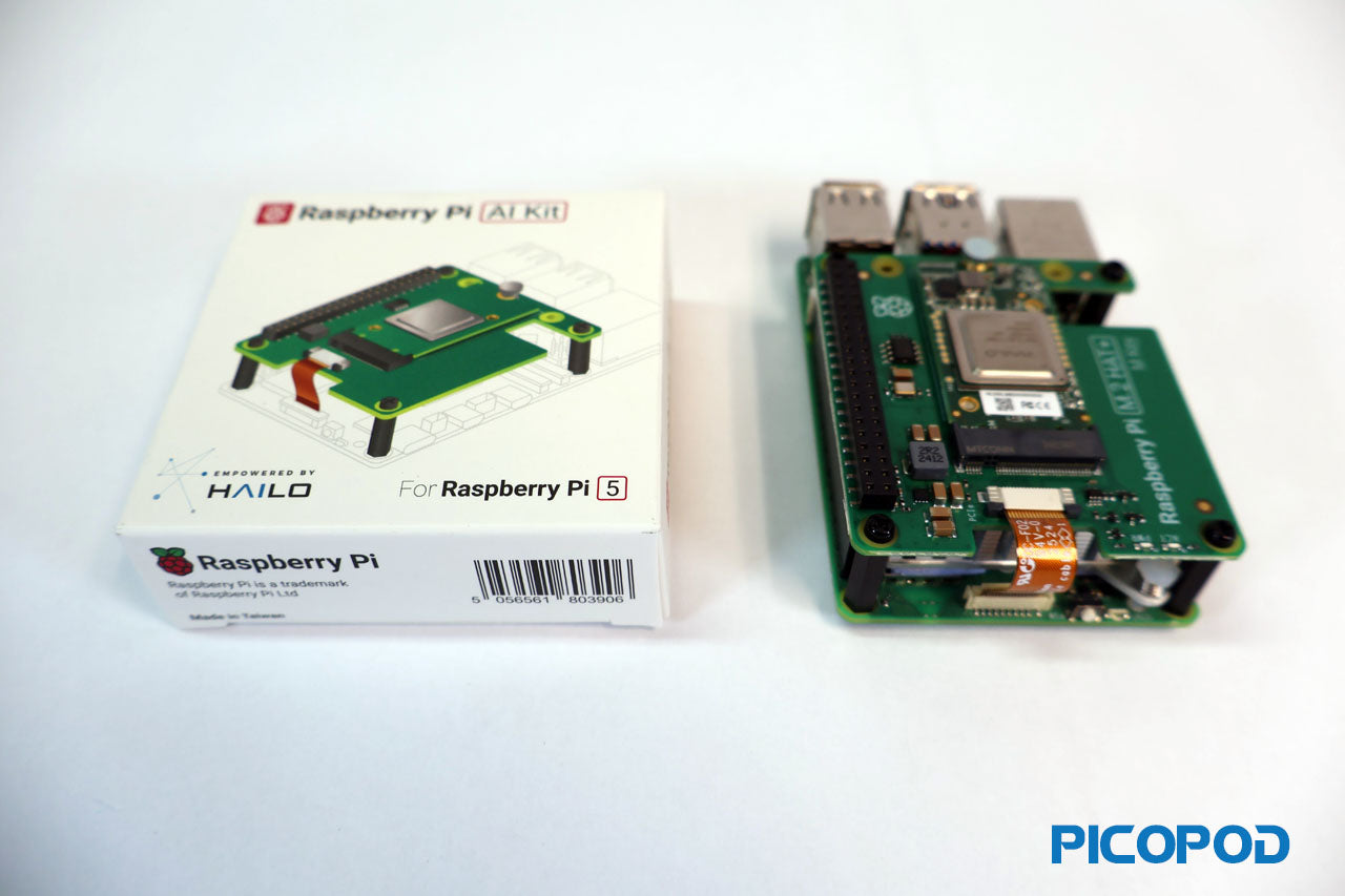 PicoPod Raspberry Pi 5 8GB AI Kit - Versatile Cluster Solution