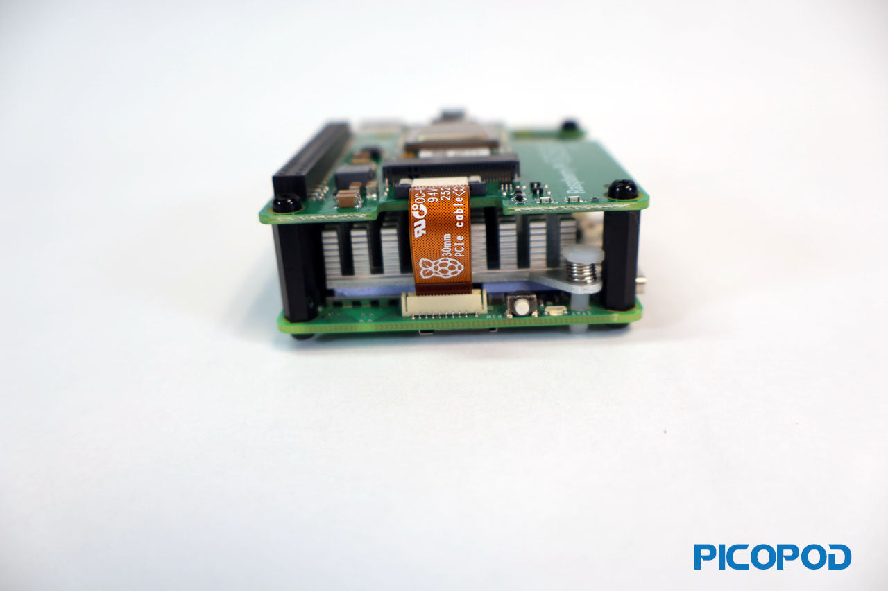 PicoPod Raspberry Pi 5 8GB AI Kit - Versatile Cluster Solution