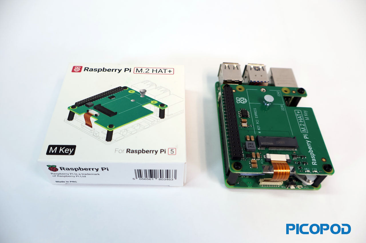 PicoPod Raspberry Pi 5 8GB M.2 Hat Kit - Cluster Computing