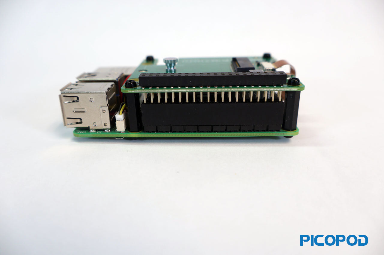 PicoPod Raspberry Pi 5 8GB M.2 Hat Kit - Cluster Computing