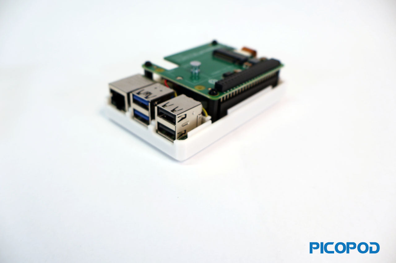 PicoPod Raspberry Pi 5 8GB M.2 Hat Kit - Cluster Computing