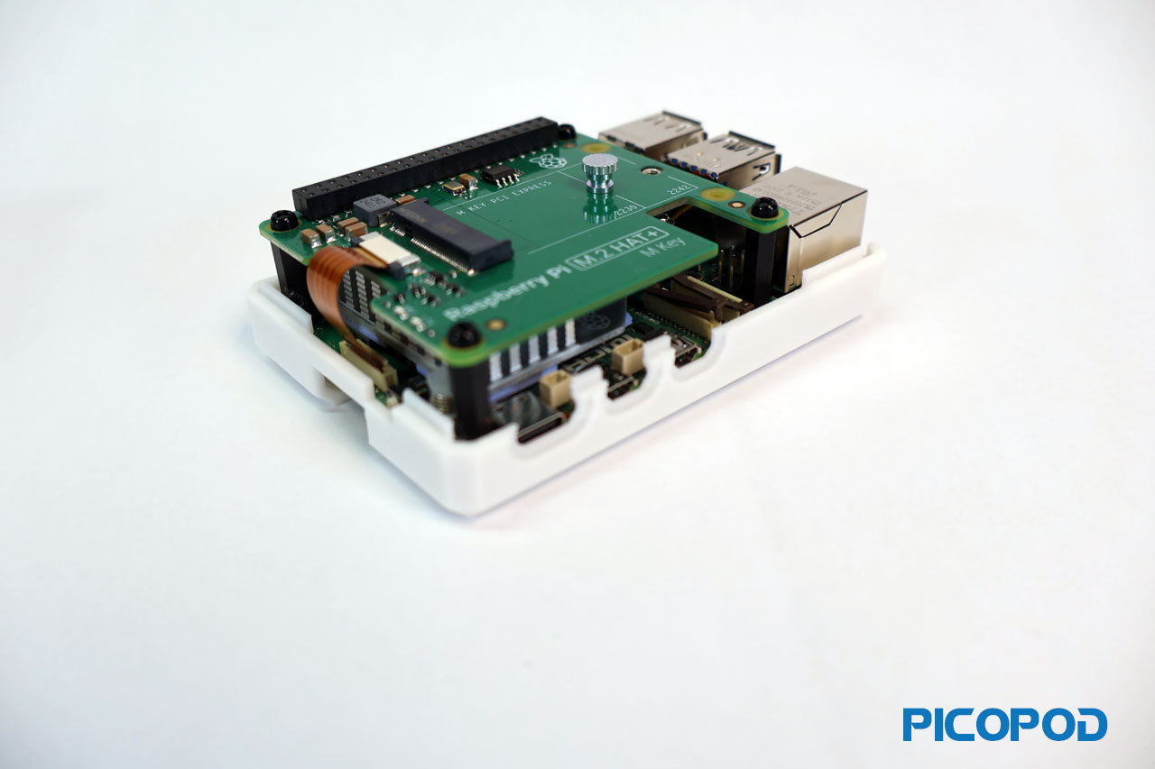 PicoPod Raspberry Pi 5 8GB M.2 Hat Kit - Cluster Computing