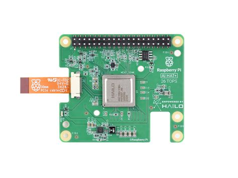 Raspberry Pi 5 AI Kit HAT+ 13TOPs Halio chip.