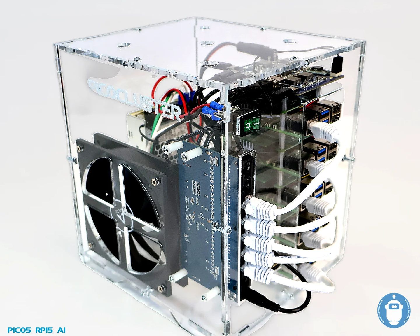 Pico 5AI Raspberry PI 16GB/256GB Storage per node/26T AI