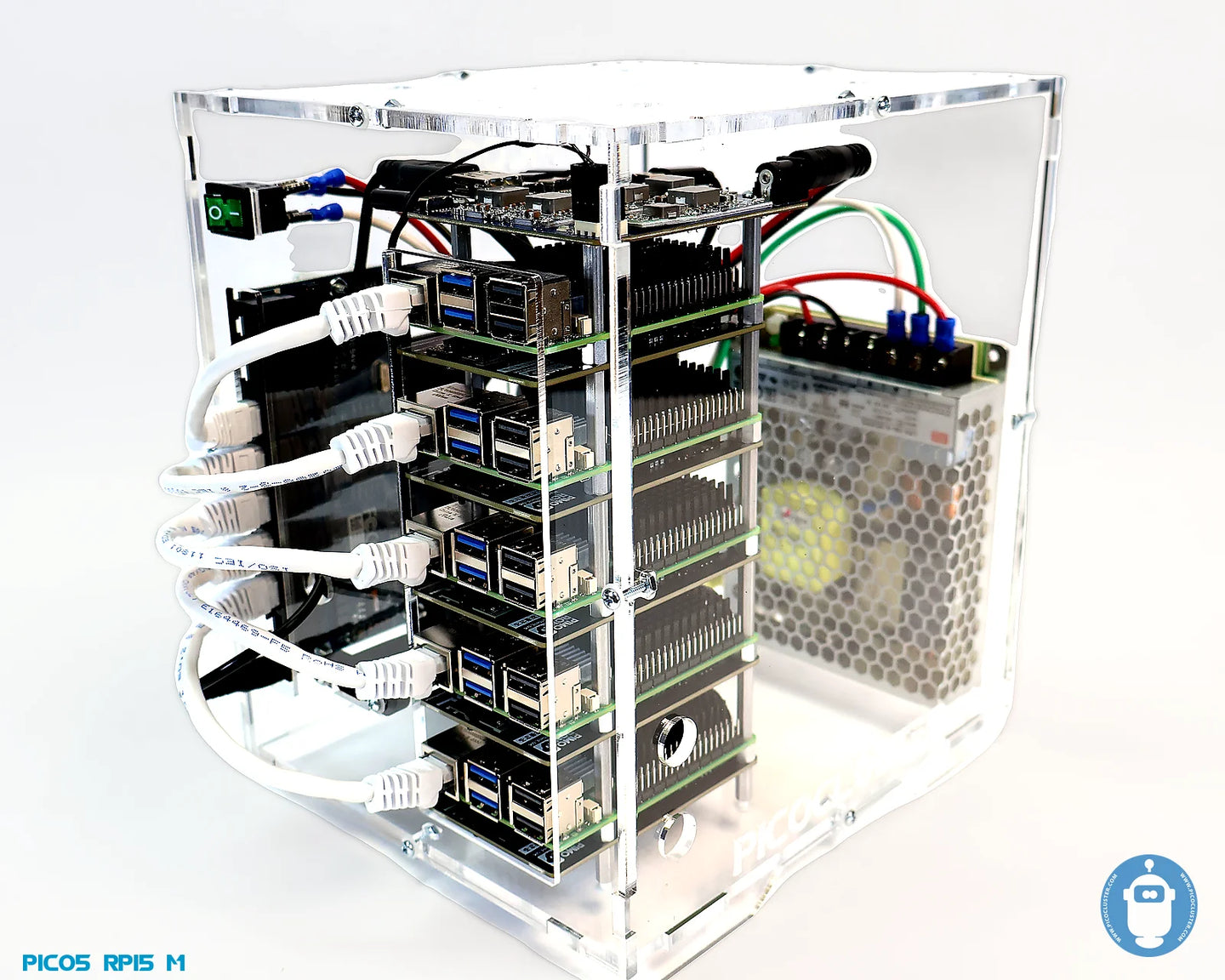 Pico 5M Raspberry PI 16GB/1TB Storage SSD per node